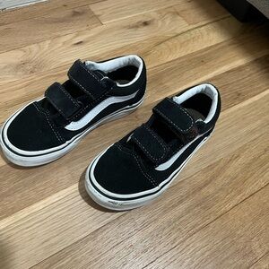 Vans, little kid black sneakers